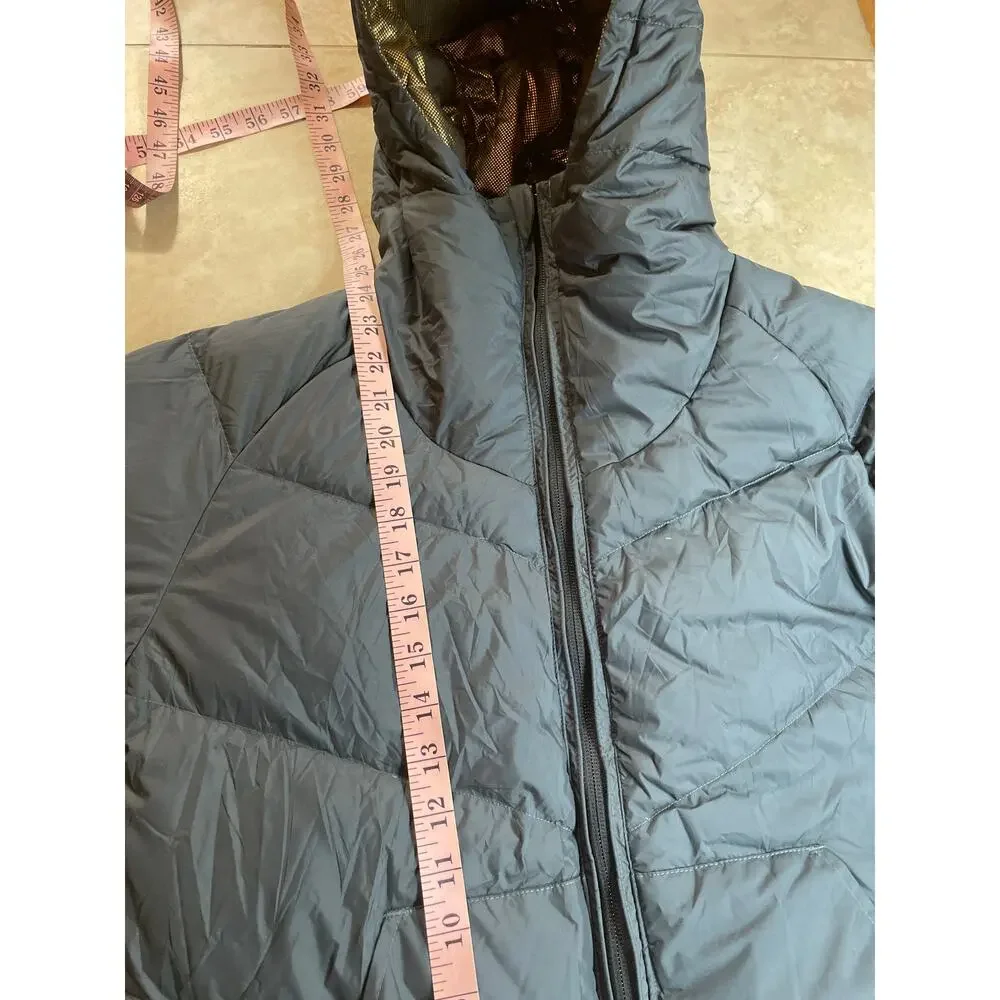 Finger In The Nose Girls Jacket 5XL 16Y Snowdance Down Reversible Ash Black Gold